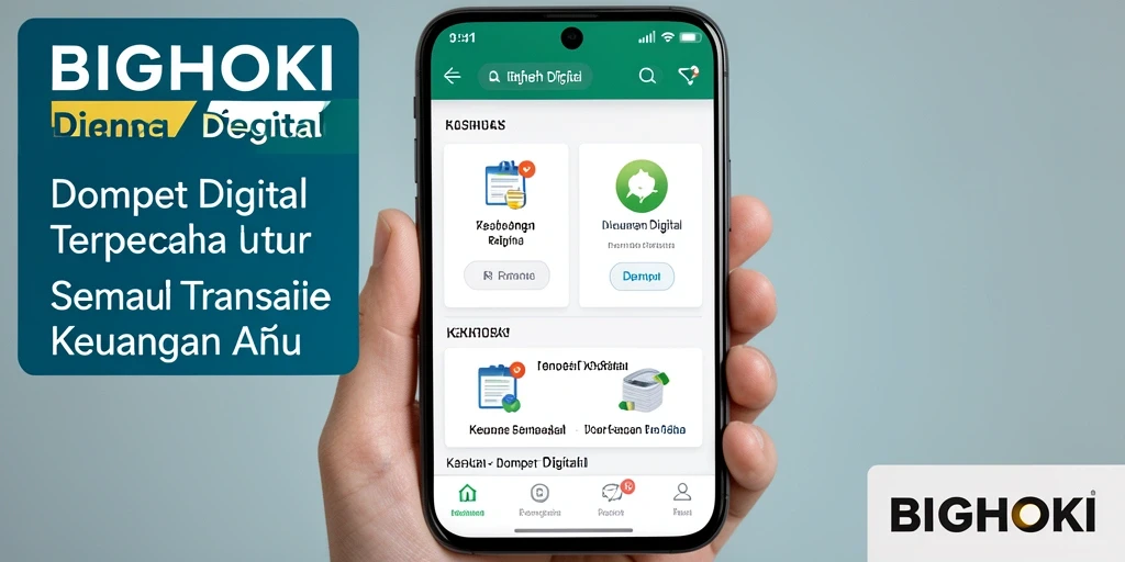 Tampilan antarmuka aplikasi BIGHOKI yang user-friendly dan fungsional.