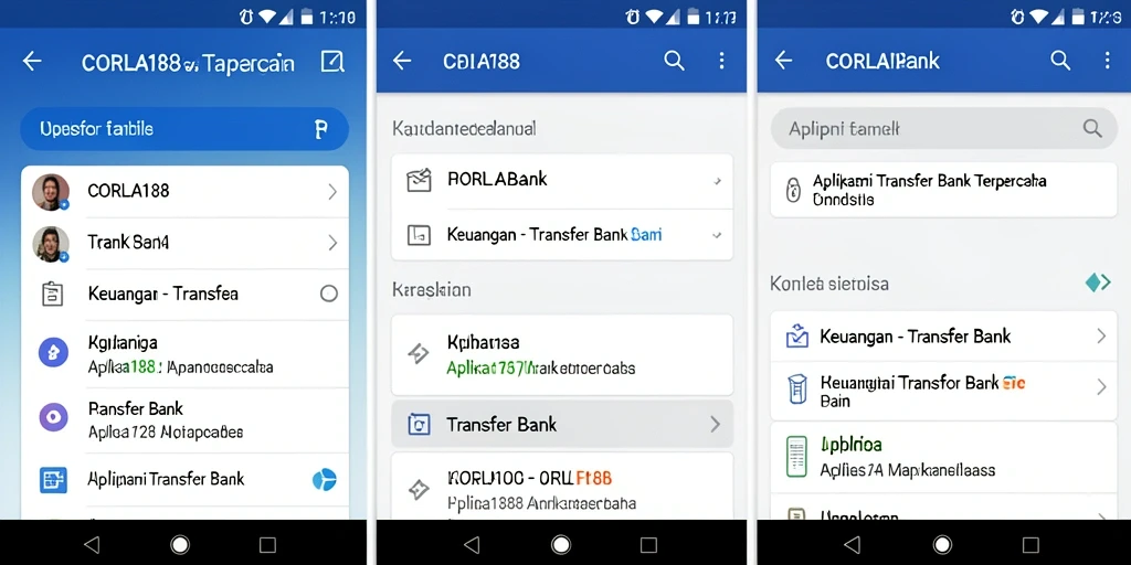 Antarmuka aplikasi CORLA188 yang intuitif dan mudah digunakan.
