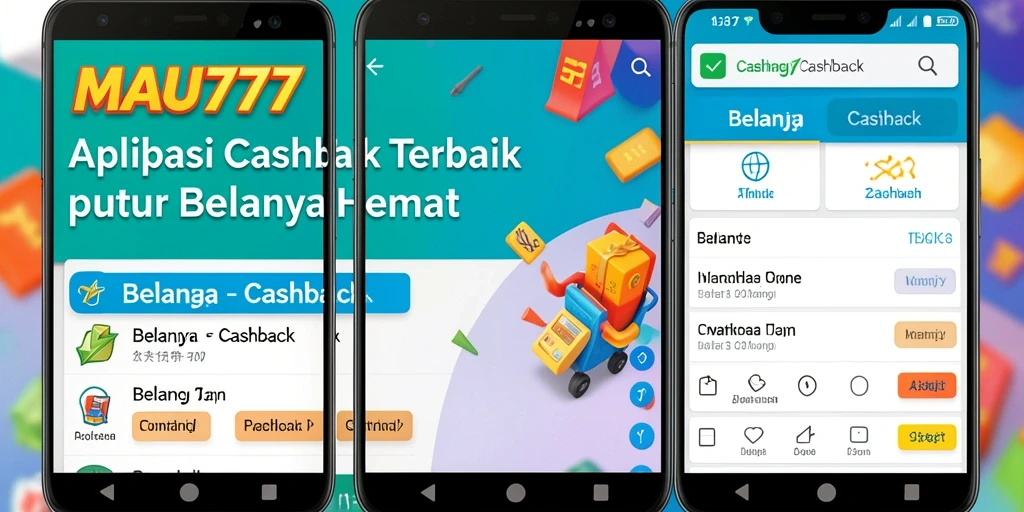 Antarmuka MAU777 yang menampilkan berbagai penawaran Cashback.