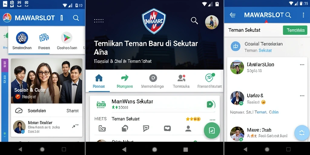 Tampilan antarmuka aplikasi MAWARSLOT yang ramah pengguna.