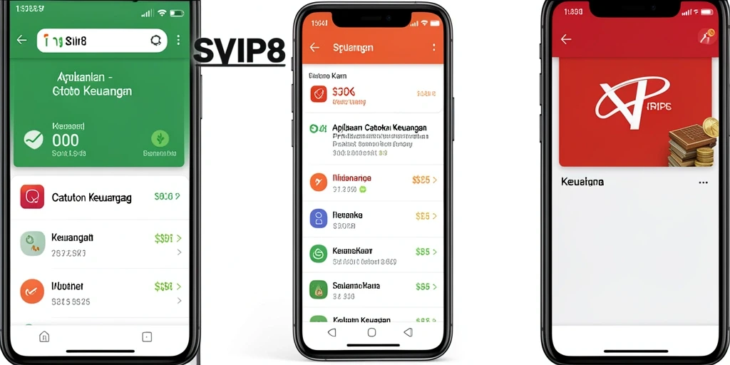 Antarmuka SVIP8 yang sederhana dengan fitur catatan keuangan lengkap.